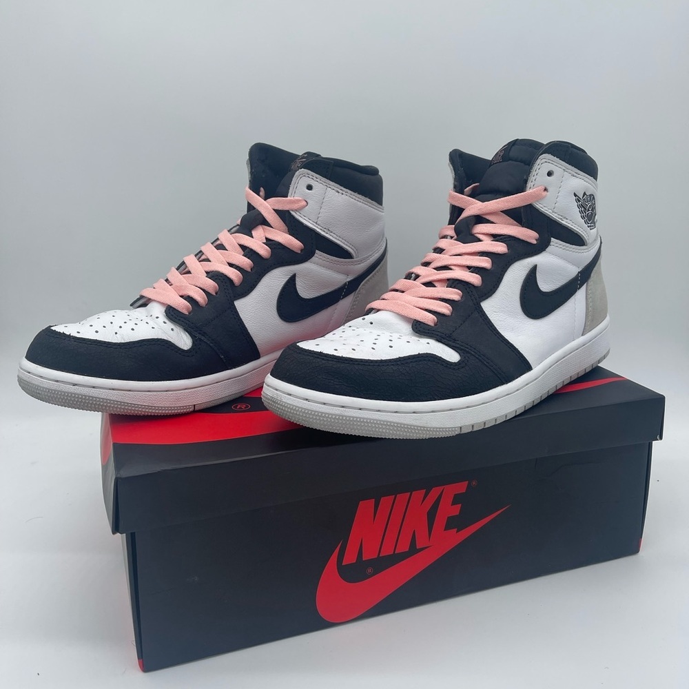 Nike Air Jordan 1 Retro High OG 555088-108 Men 10.5 Basketball White Sneakers